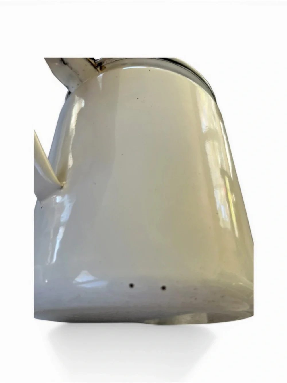 Pyrex Enamelware Coffee Percolator Black & White 8